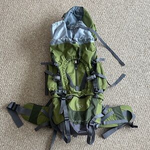 High Sierra 75L Green Hiking Backpack